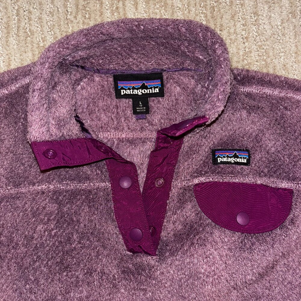 Patagonia Girls' Re-Tool Snap-T Pullover - Girls' L